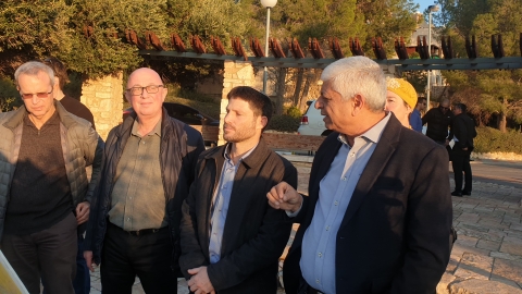 השר סמוטריץ': "נחבר את מעלה אדומים לירושלים כי זה נכון מבחינה אזרחית ומבחינה ציונית" - חדשות  במעלה נט
