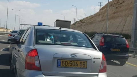 הפלסטינאים מפירים את הוראות הקורונה, תושבי מעלה אדומים בפקק - חדשות  במעלה נט