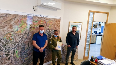 פרידה ממפקד היקל"ר - חדשות  במעלה נט