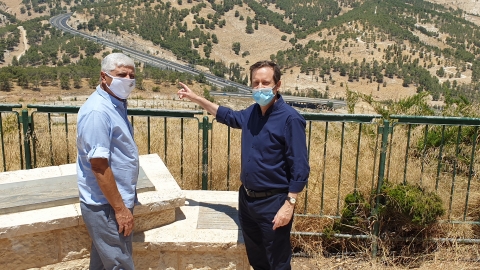 יו"ר הסוכנות היהודית מבקר בעיר - חדשות  במעלה נט