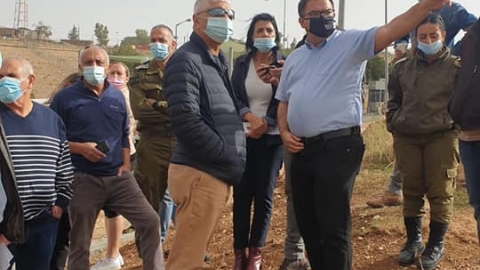 השר ביטון מבקר בעיר - חדשות  במעלה נט