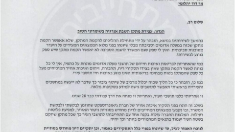 כשריאל לגילה גמליאל: אני מקפיא את הפרויקט - חדשות  במעלה נט