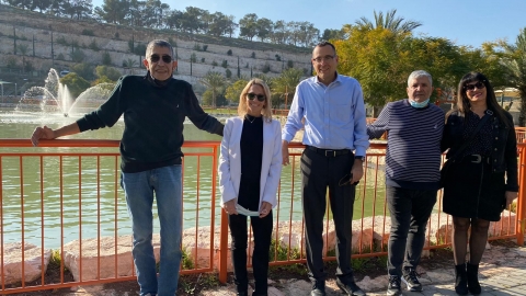 יו"ר ועדת החוץ והביטחון  מבקר בעיר - חדשות  במעלה נט