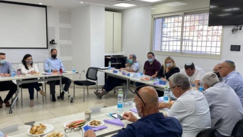 ראשי המועצות ביו"ש נפגשו עם שרת הפנים שקד - חדשות  במעלה נט
