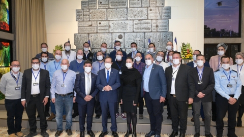 נשיא המדינה אירח את טקס  המצטיינים של ארגון ״ידידים״ - חדשות  במעלה נט