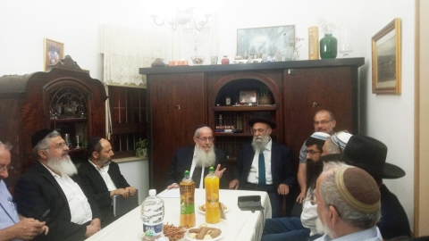 מפגש רבני הקהילות עם רבני העיר - חדשות  במעלה נט