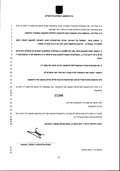 תושב העיר יפצה את העיריה ב- 15 אלף שקלים בשל פרסום לשון הרע - חדשות  במעלה נט