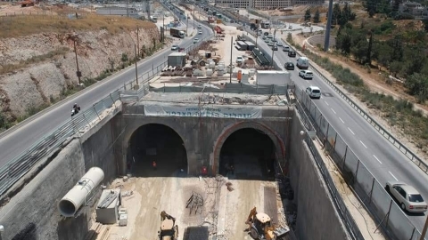 נפרצו המנהרות במחלף הגבעה הצרפתית - חדשות  במעלה נט