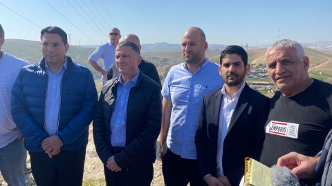 "ממשלת ישראל צריכה לקבוע מועד לפינוי חאן אל אחמר" - חדשות  במעלה נט