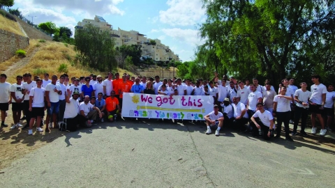 החברים במירוץ לזכר החבר שנפטר בטרם עת - חינוך במעלה נט