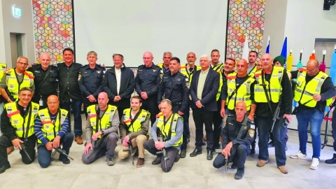 במעמד השר לביטחון לאומי נחנכה כיתת הכוננות בעיר - חדשות  במעלה נט