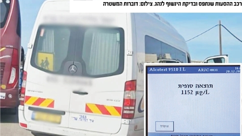 נהג הסעות הסיע תלמידים כשהוא שיכור - חדשות  במעלה נט