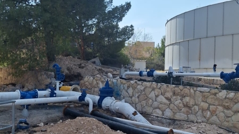 השלמת חידוש קו המים הראשי:  חיבור סופי ב- 26 בפברואר בחצות - חדשות  במעלה נט