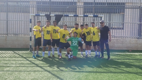 נבחרת תיכון דקל וילנאי ברבע גמר האליפות המחוזית - חינוך במעלה נט