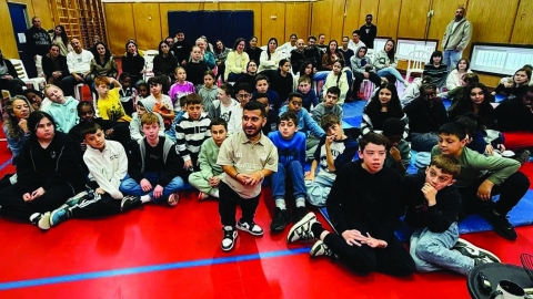אלעד צפני ריגש את תלמידי והורי שכבות ה'-ו' - חינוך במעלה נט