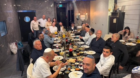 מעמד סיום מסכת וסעודת הודיה מרגשת - חדשות  במעלה נט