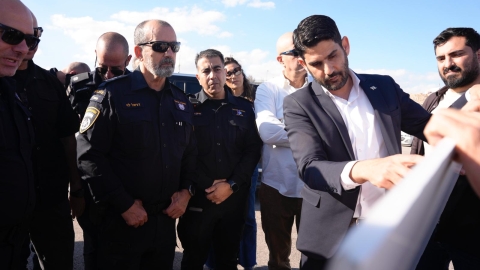 מפכ"ל המשטרה בביקור עבודה במרחב גלעד - חדשות  במעלה נט