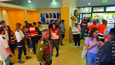 מעלה אדומים תרגלו פעם נוספת נפילת טיל:  הופעל מרכז סיוע ראשוני (מס”ר) למענה לתושבים - חדשות  במעלה נט