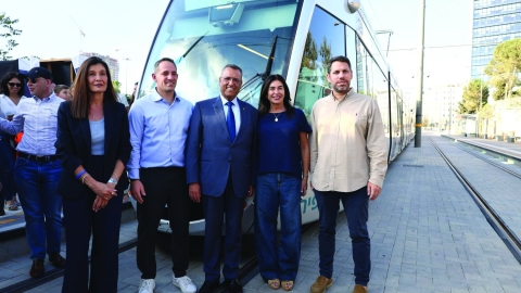 מהפכה על הפסים: רשת הרכבות הקלות הראשונה בישראל יוצאת לדרך בירושלים - חדשות  בזמן ירושלים